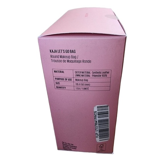 Kaja Let's Go Bag Round Makeup Bag - Pink - Picture 2 of 4